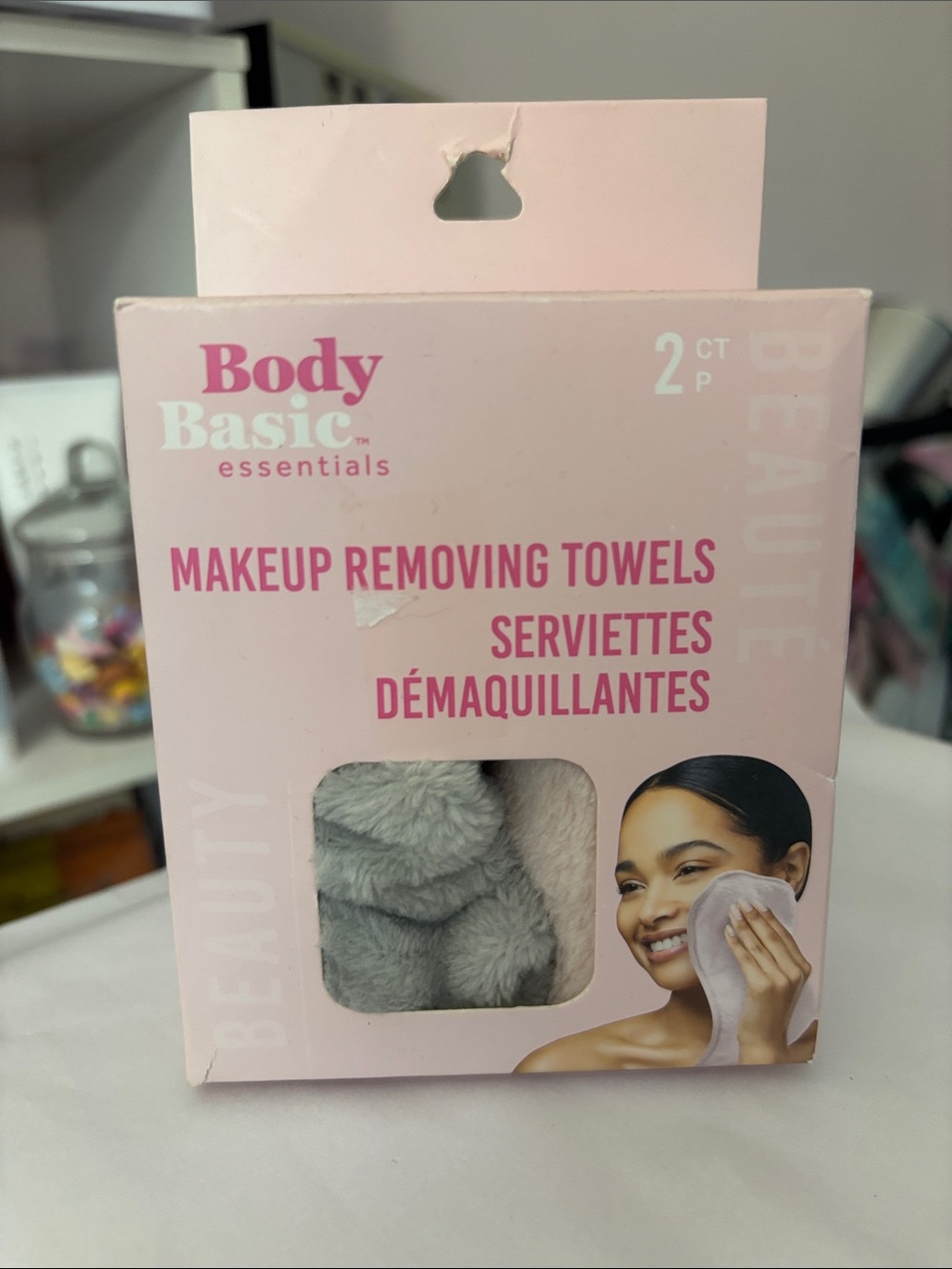 Gray Makeup Removing Towels - 2 Pack
